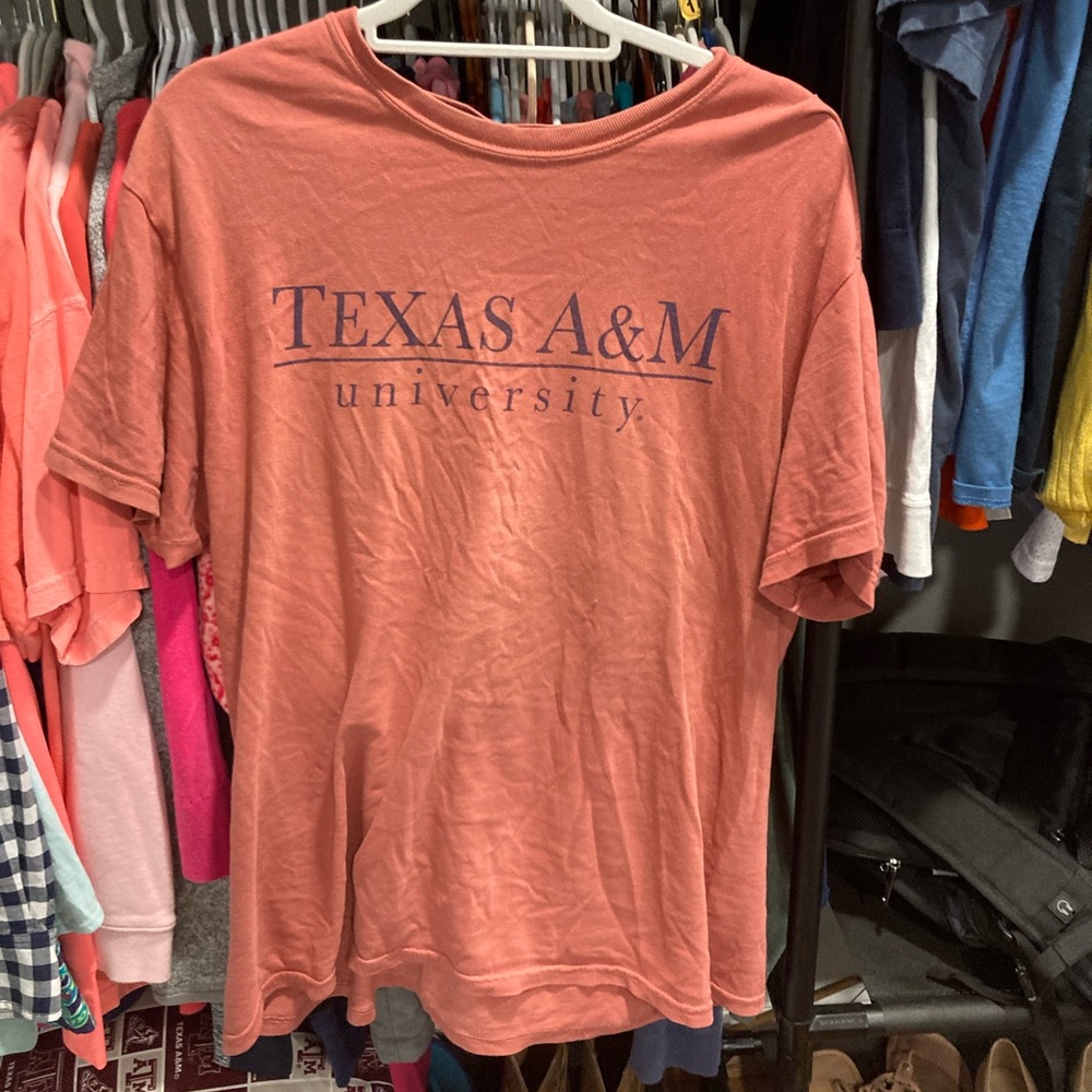 Texas A&M comfort colors t shirt.